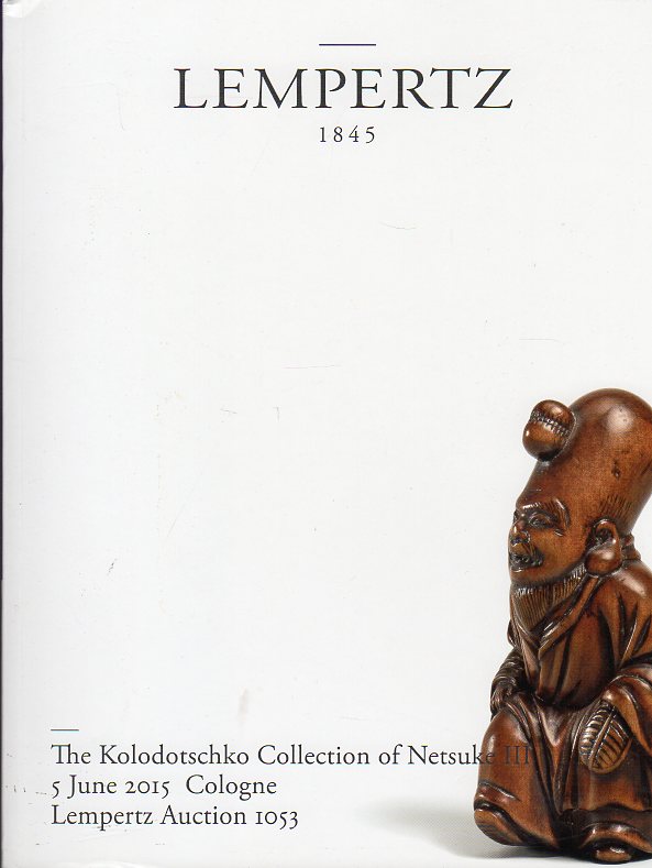 Lempertz - The Kolodotschko Collection of Netsuke. Sale III. 5 June 2015